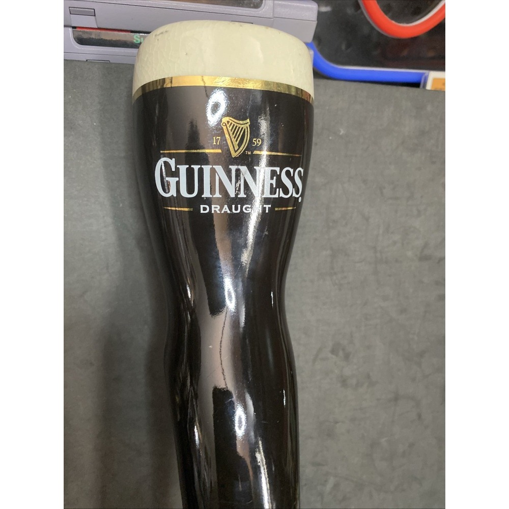 GUINNESS BEER TAP HANDLE WITH FAUCET!VINTAGE St James's Gate Dublin IRELAND.☘️☘️
